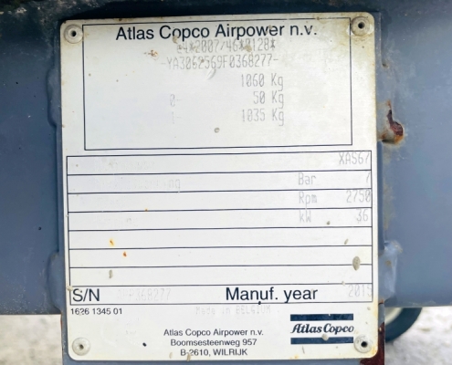 Atlas Copco XAS67 Kompressor gebraucht_02