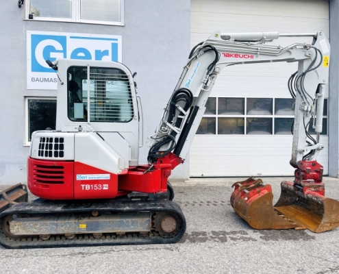 Takeuchi TB153FR Minibagger gebraucht BJ 2018_01
