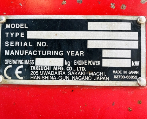 Takeuchi TB216 Minibagger gebraucht_02