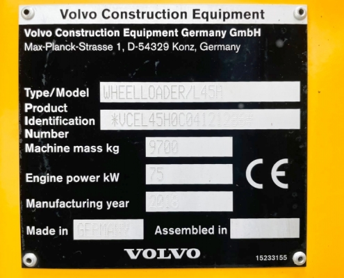 Volvo L45H Radlader gebraucht_02