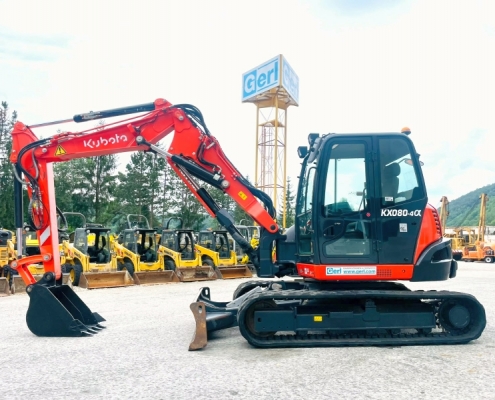 Kubota KX080-4a Minibagger gebraucht_00
