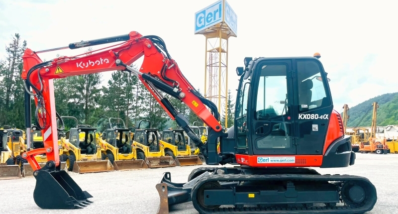 Kubota KX080-4a Minibagger gebraucht_00