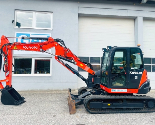 Kubota KX080-4a Minibagger gebraucht_08